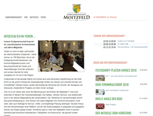 Tablet Screenshot of moitzfeld-ev.de
